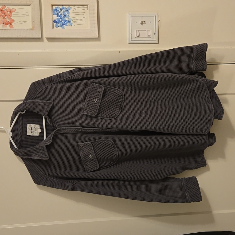 Aerie Oversized Waffle Flannel